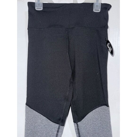 Girls Starter Activewear Set With Jacket & Leggings L Black & Gray Polyester - Picture 6 of 16